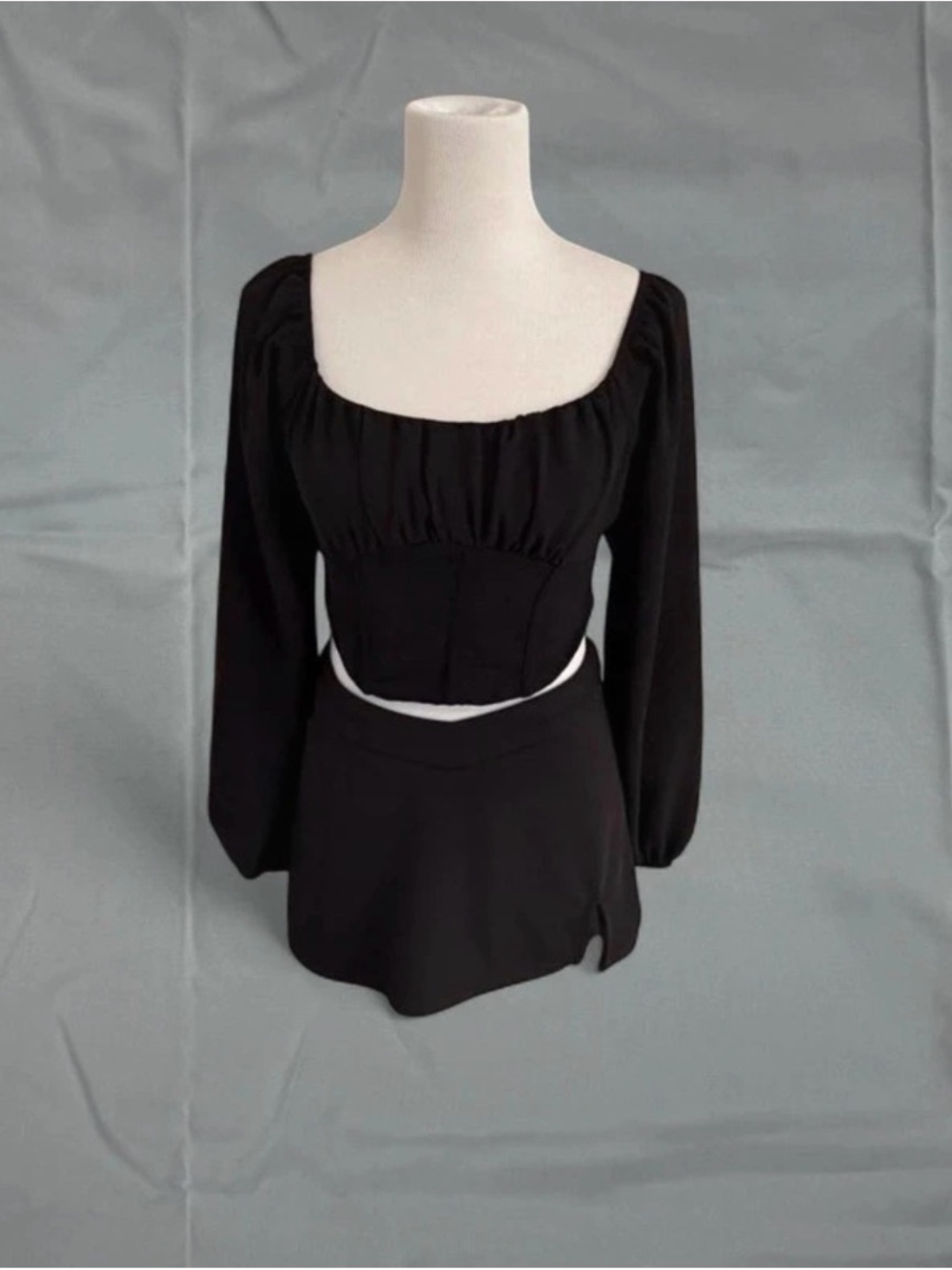 Altar'd State Black Corset Top